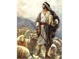 The parable of the Good Shepherd - painting by Harold Copping